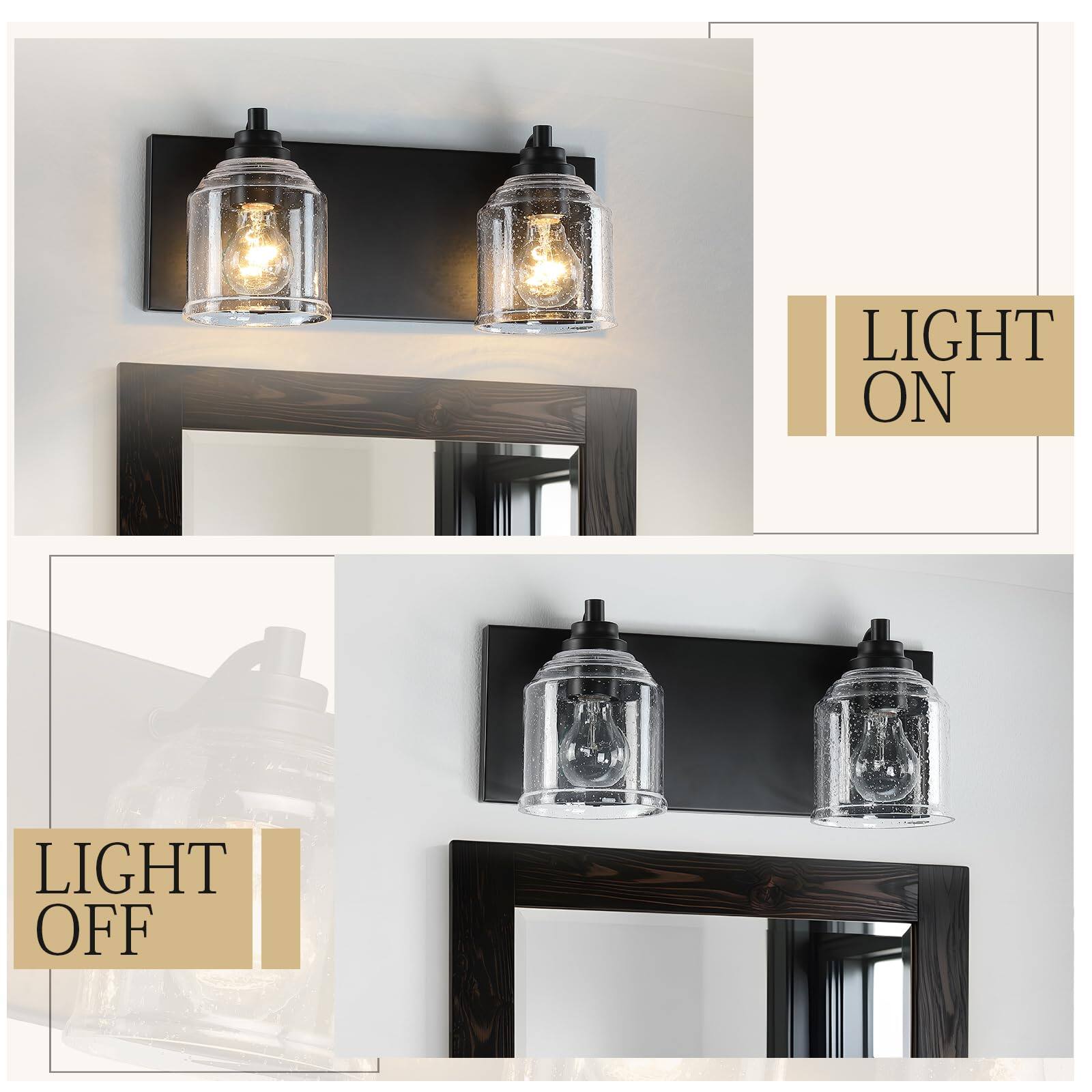 LIGHT ON  
LIGHT OFF