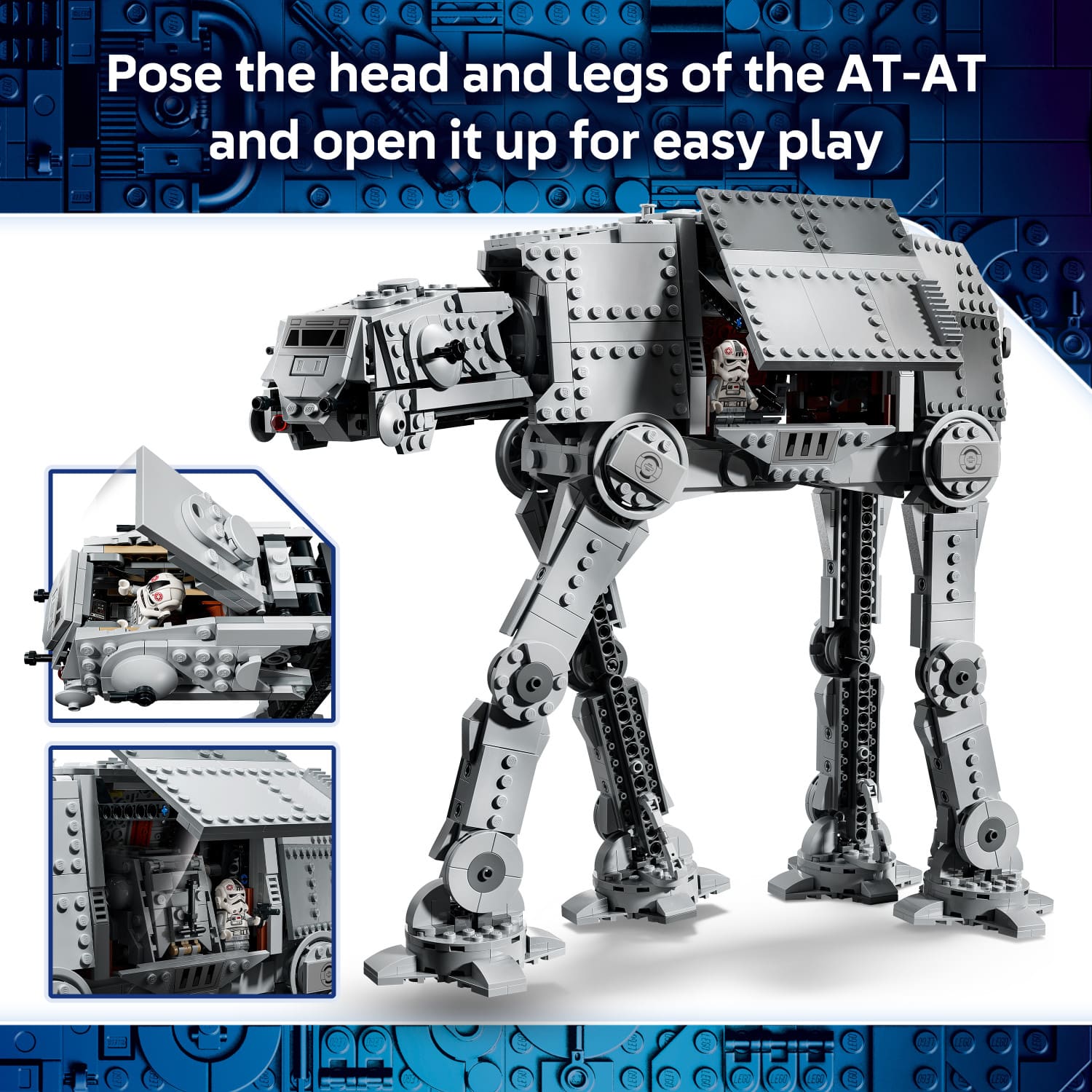 LEGO Star Wars Imperial Remnant AT AT with INT 4 75454 6588644