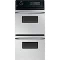 GE - 24" Built-In Double Electric Wall Oven - Stainless Steel