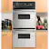 Alt View 12. GE - 24" Built-In Double Electric Wall Oven - Stainless Steel.