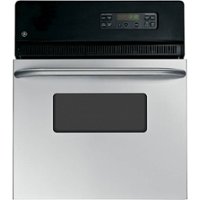 GE - 24" Built-In Single Electric Wall Oven - Stainless steel - Front_Zoom