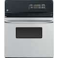 GE - 24" Built-In Single Electric Wall Oven with Electronic Oven Controls and Clear View Window - Stainless Steel