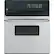 Front. GE - 24" Built-In Single Electric Wall Oven - Stainless Steel.