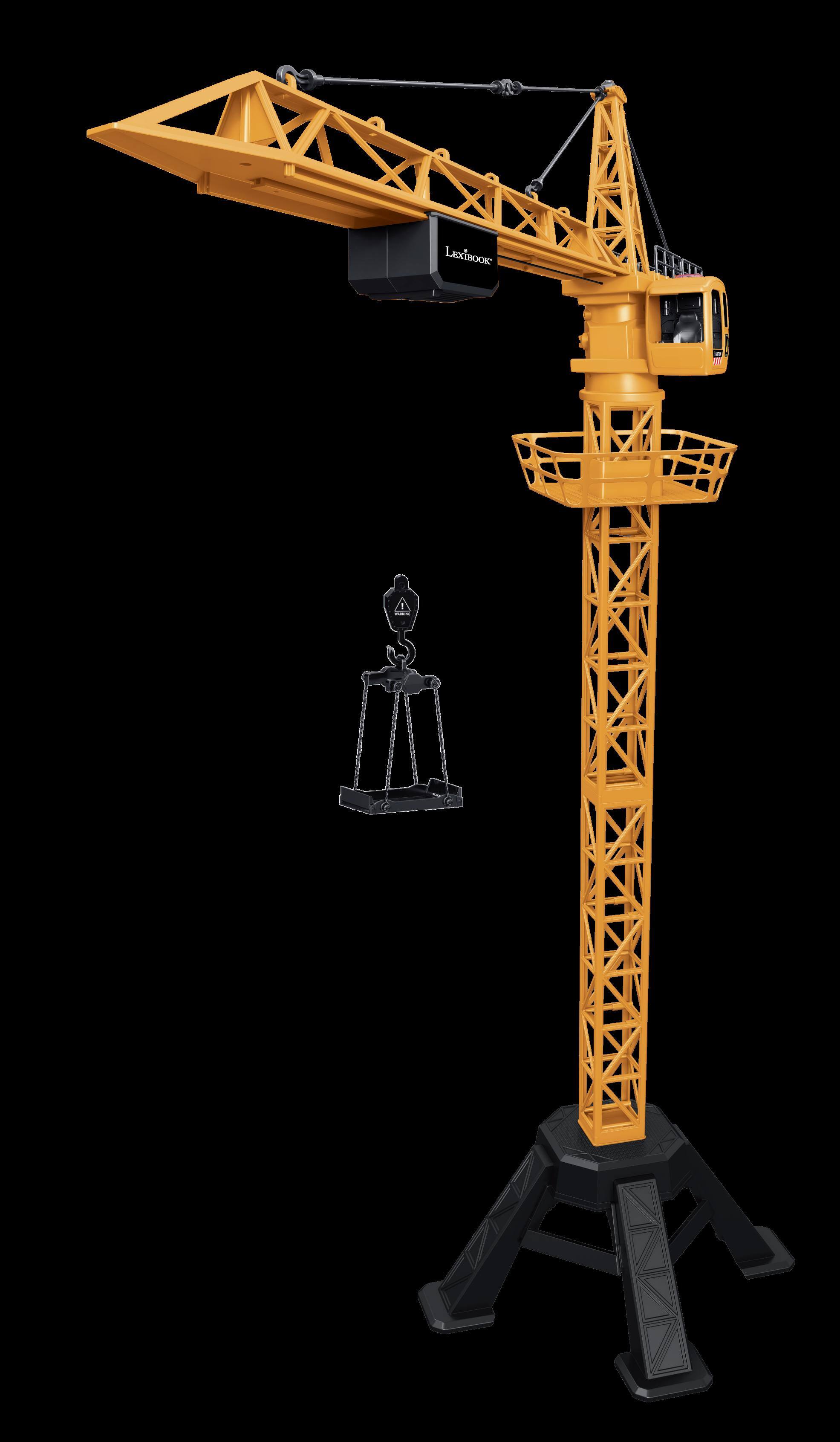 Front. Lexibook - CROSSLANDER PRO TOWER CRANE - Get Busy on the Building Site with This Large Remote-controlled.