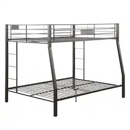 Manhattan Lane - Metal Full XL/Queen Bunk Bed - Black