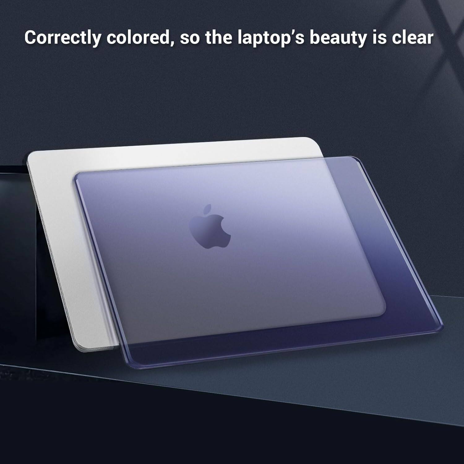 Correctly colored, so the laptop's beauty is clear