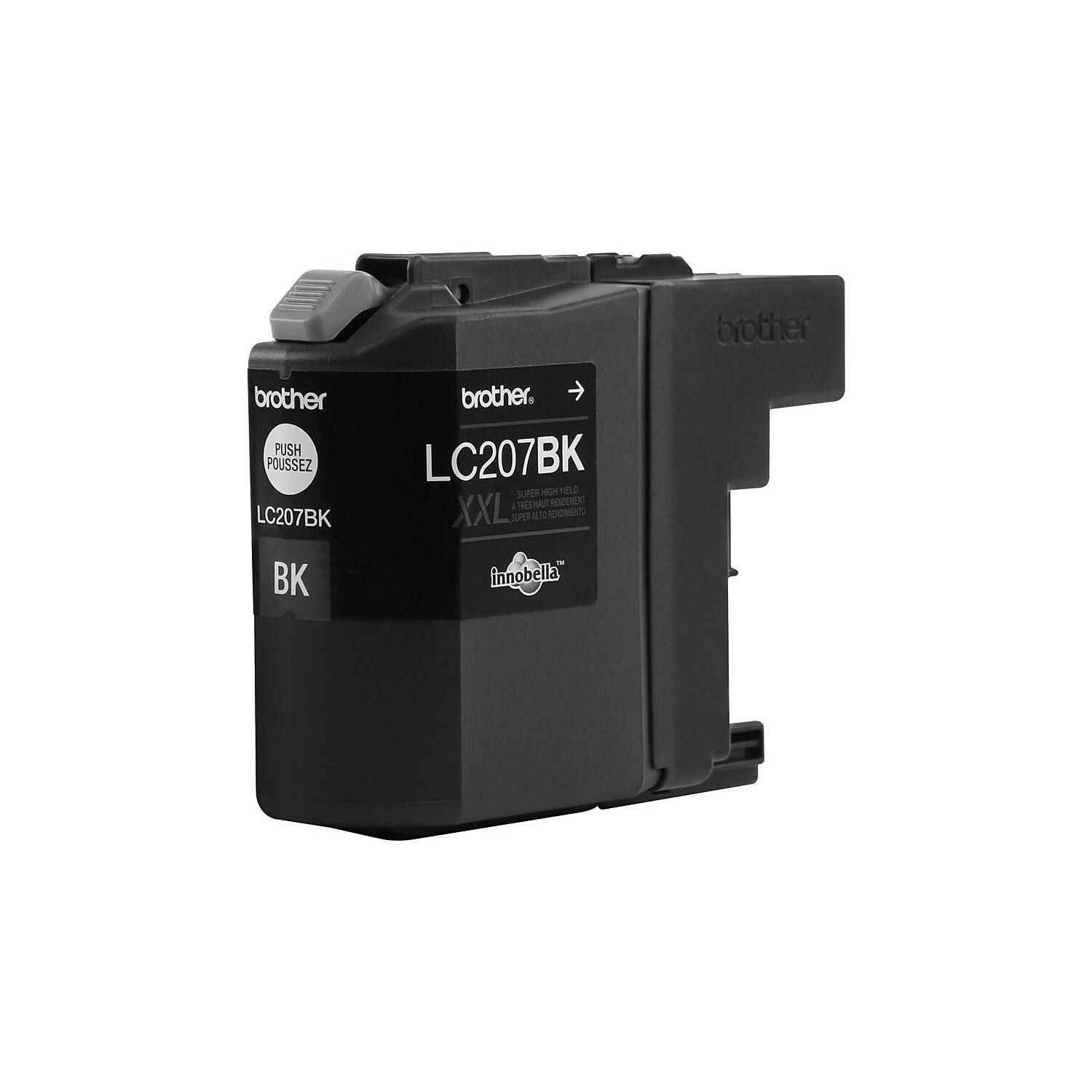 brother LC207BK  
PUSH POUSSEZ  
LC207BK  
BK  
innobella  
SUPER HIGH YIELD  
XXL  
SUPER ALTO RENDIMIENTO  
XXL