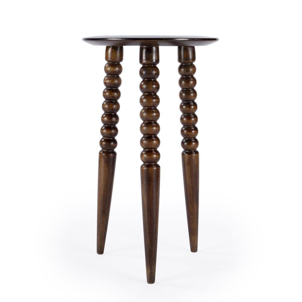 Left. Butler Specialty - Fluornoy Wood Side Table - Medium Brown.