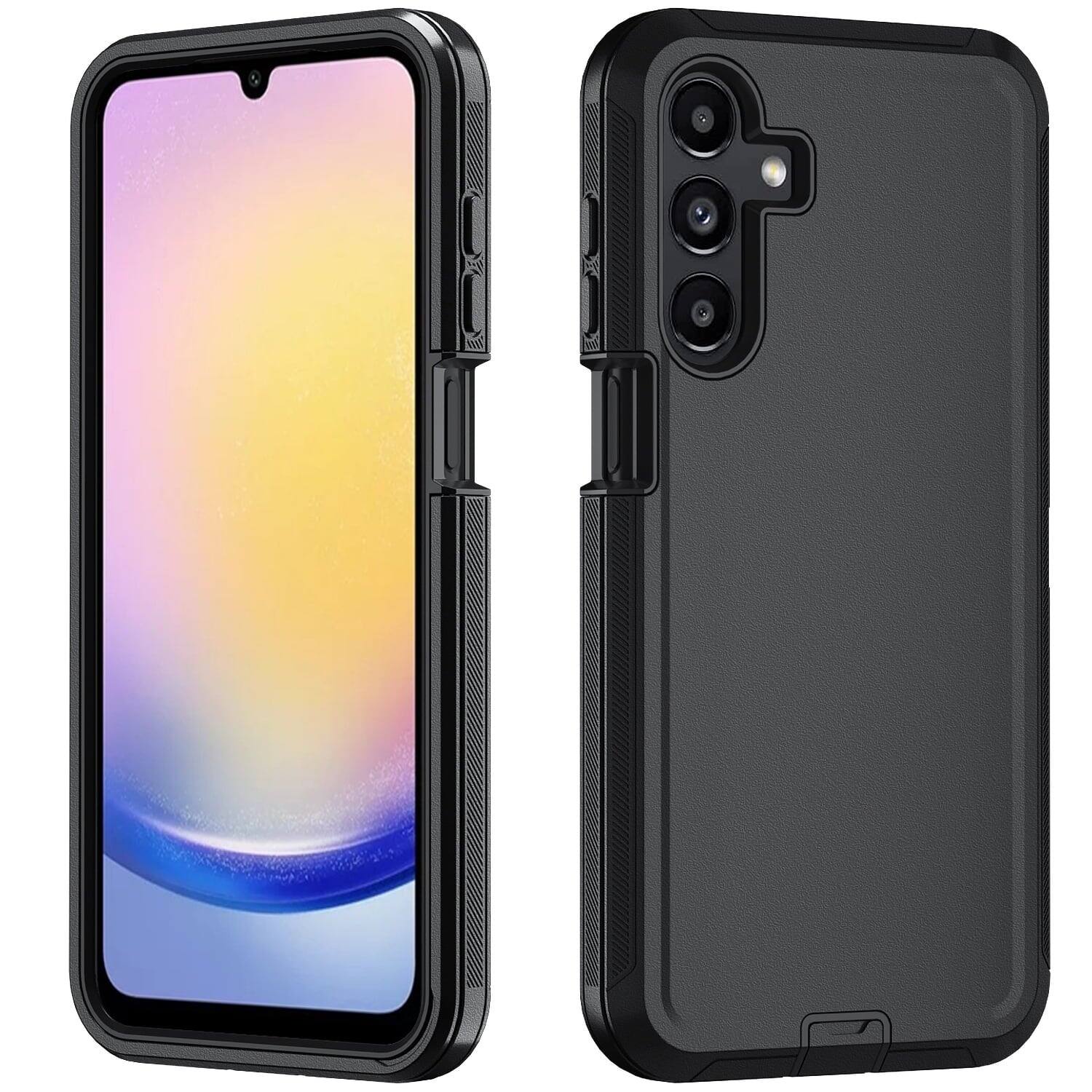 Alt View 1. Entronix - Entronix Heavy Duty Case Bundle for Samsung Galaxy A16 with 2 Clear Screen Protectors - Blue.