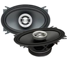Front. Powerbass - PowerBass L2-462 - 4x6" Coaxial Speakers 2-Ohm - Pair - Black/Gray.