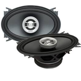 Powerbass - L2-462 - 4x6" Coaxial Speakers 2-Ohm - Pair - Black/Gray