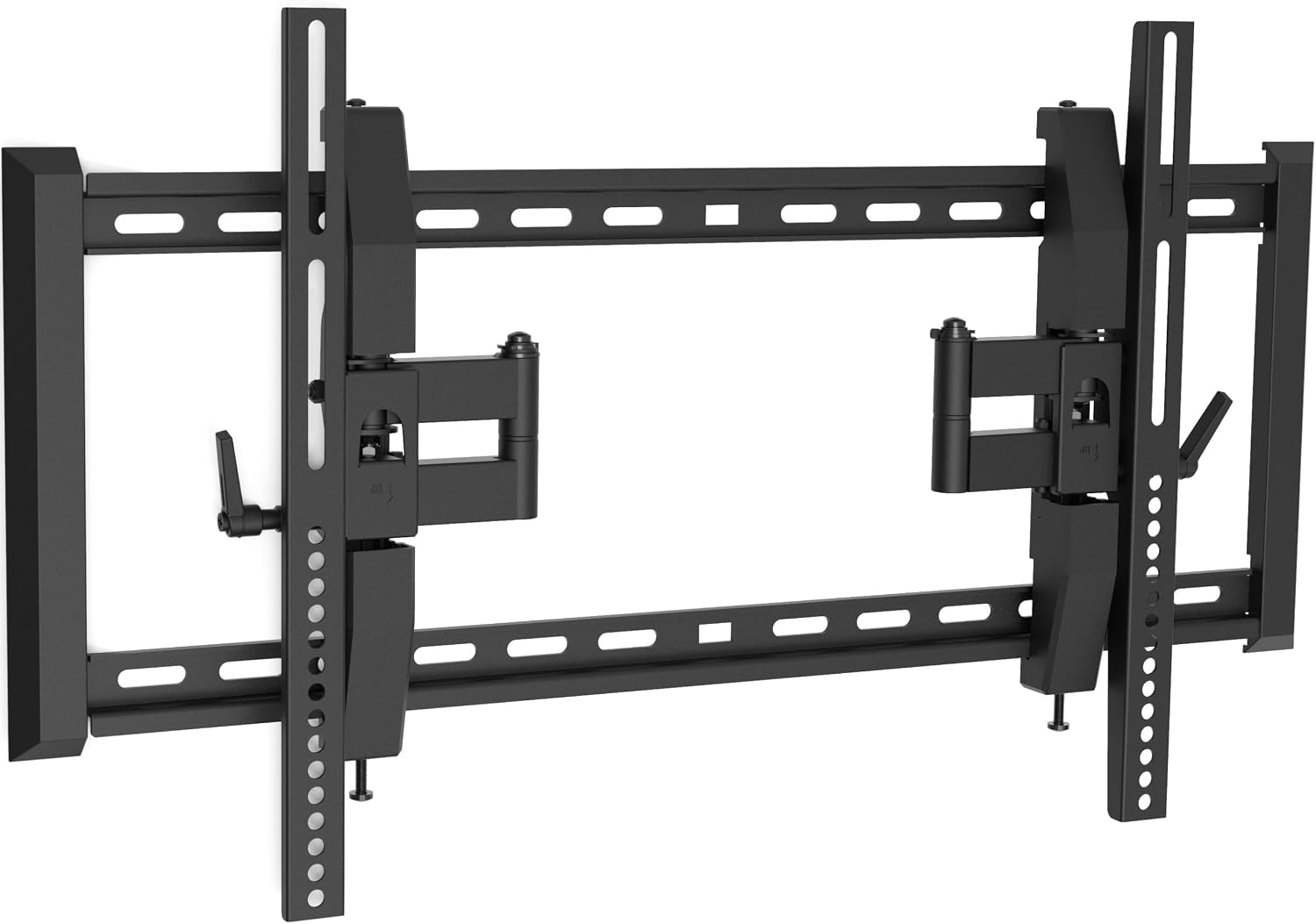 Alt View 3. Samsung - Samsung QN77S90HAEX OLED TV with a Walts TILT-EXTENSION-37-90 Tilt Mount and Amber 6-OUTLET-SURGE Surge Protector (2026) - Graphite Black.