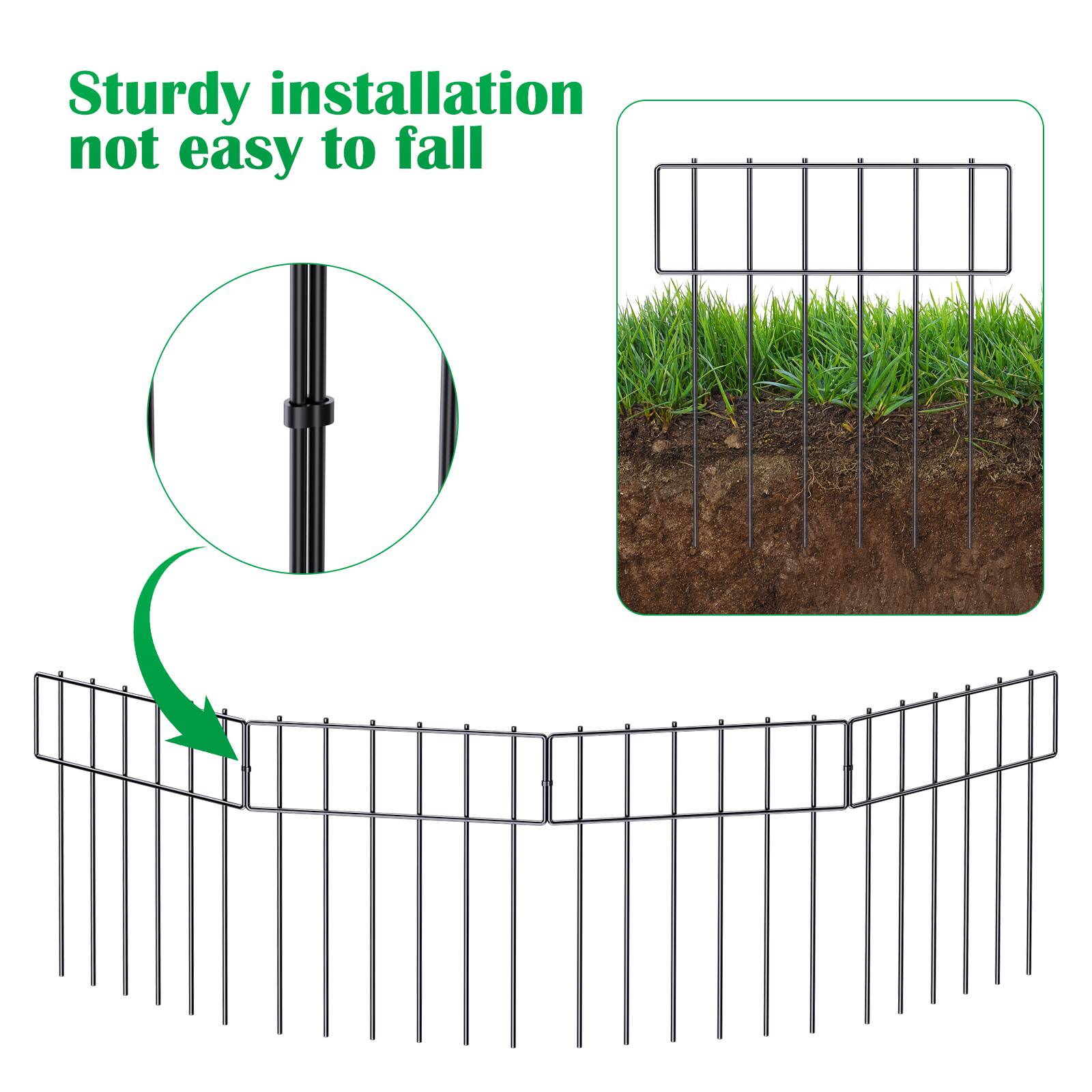 Sturdy installation not easy to fall