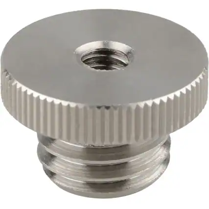 Front. CAMVATE - CAMVATE 1/4"-20 Female to 5/8"-11 Male Threaded Screw Adapter for Tripod Laser Level Adapter.