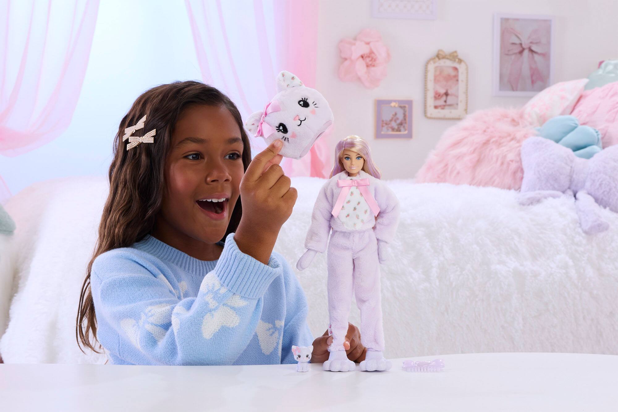 Alt View 7. Barbie - Care Bears Cutie Reveal Kitten Doll.