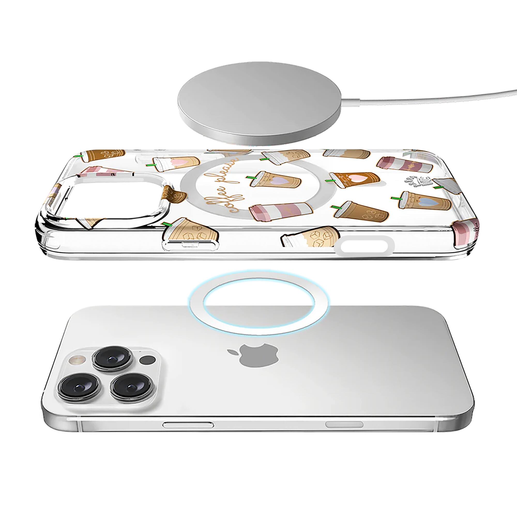 Alt View Zoom 2. VELVET CAVIAR - Magsafe Case for Apple iPhone 16 Pro Max - Coffee First.