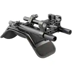 Front. CAMVATE - CAMVATE Shoulder Mount Kit for 15mm Rail Support Rig, Riser Railblock.