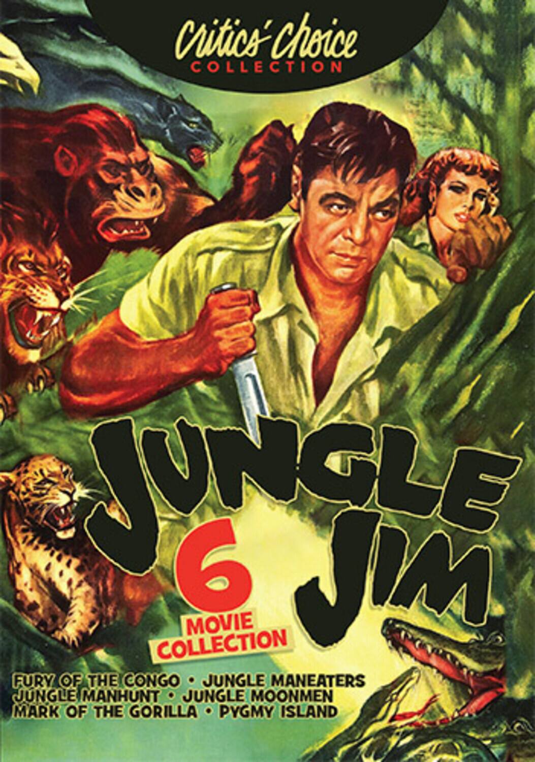Front. Jungle Jim 6-Movie Collection   - DVD.