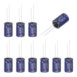 Unique Bargains - 1.5uF 100V Non-Polar Electrolytic Capacitor, 13x21mm, for Audio Tweeter/Speaker Crossover, 10pcs - Blue