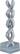 Alt View 4. Insignia™ - Silk PLA 1.75mm Filament - Silk Silver.
