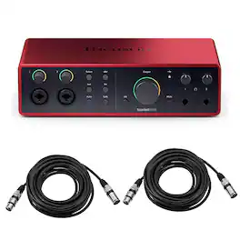 Focusrite - Scarlett 16i16 4th Gen USB Audio Interface with Software Suite and XLR Cable