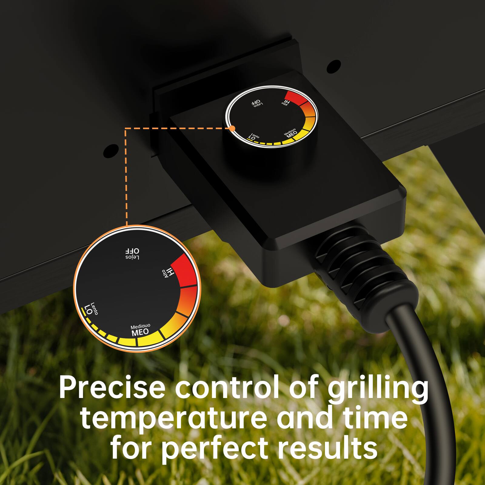 Precise control of grilling temperature and time for perfect results