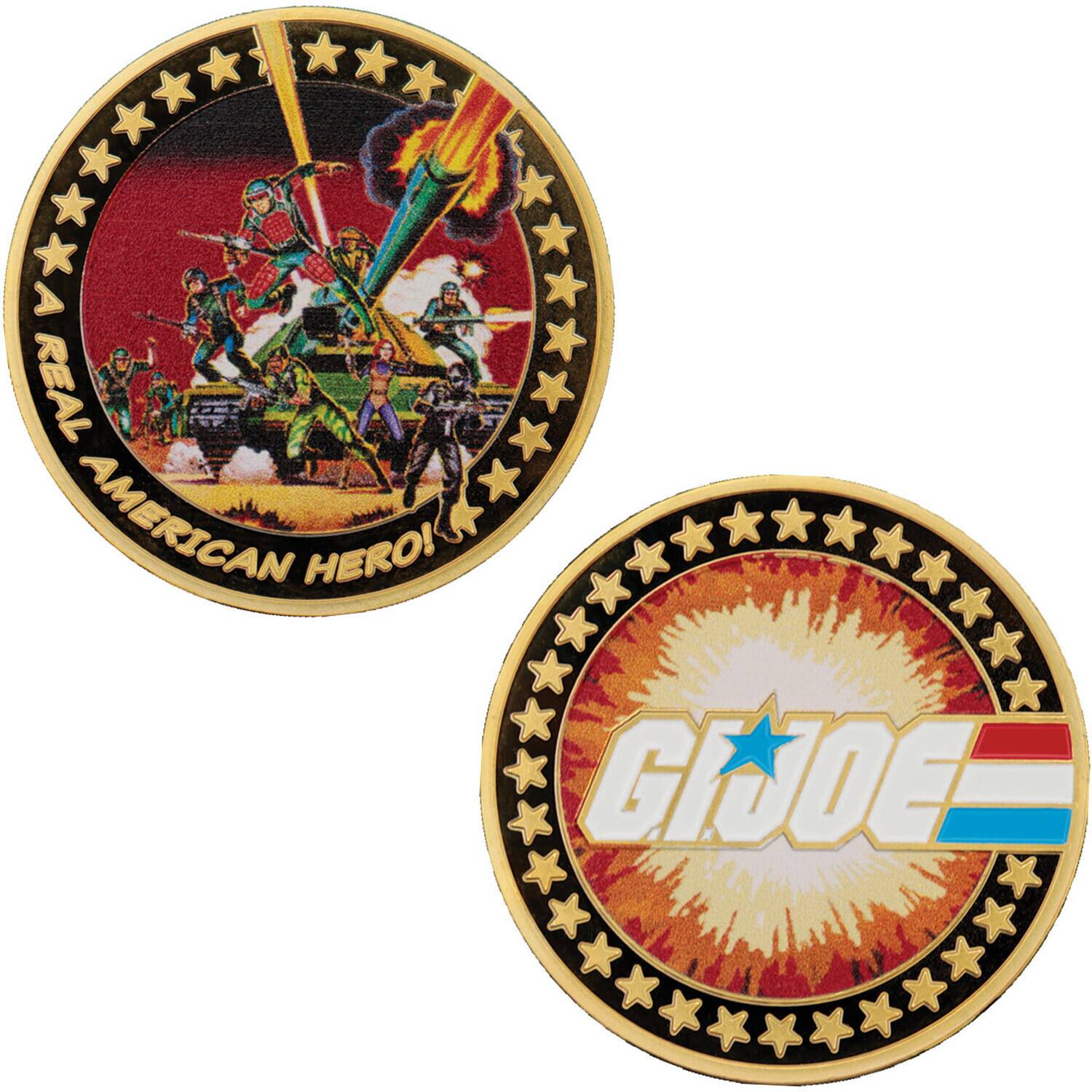 G.I. Joe: A Real American Hero - Limited Edition Coin - 60th Anniversary 24k Gold Plated - COLLECTIBLES