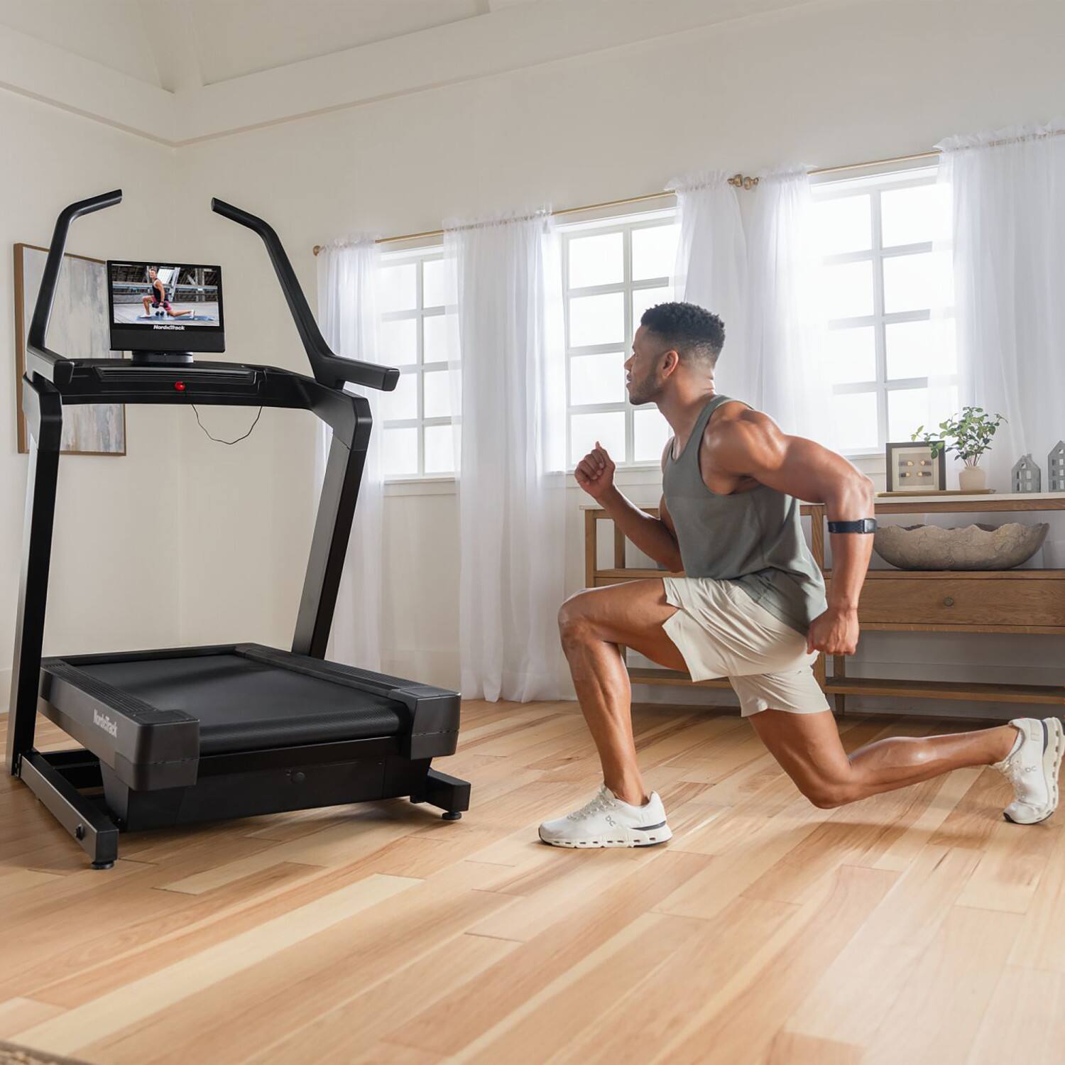 Alt View 9. NordicTrack - NordicTrack X16 Treadmill - Black.