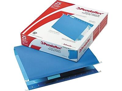 25 Pendaflex Extra Capacity Hanging Folders  
4157-2  
Pendaflex