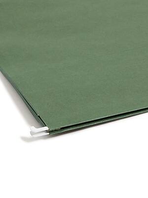 Alt View 3. Smead - 100% Recycled Hanging File Jacket, 3 1/2" Expansion, Letter Size, 10/Box - Standard Green.