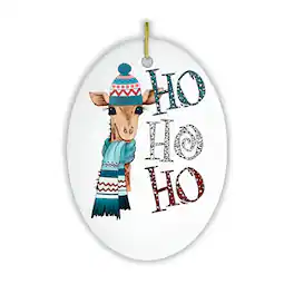 OrnamentallyYou - Giraffe Christmas Ornament - Multi-colored