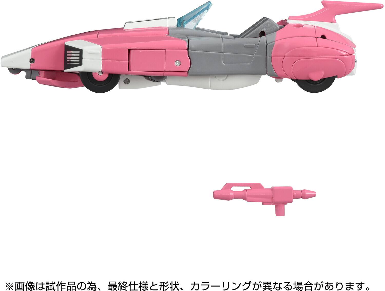 Alt View 4. Hasbro - Hasbro Collectibles - Transformers - Takara Tomy: Missing Link - C-08 Arcee Converting Action Figure - COLLECTIBLES - Multicolor.