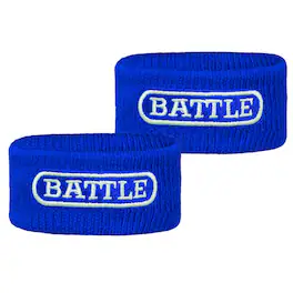 Battle Sports - Thick Arm Band, 2 Pack - Royal Blue with White Logo