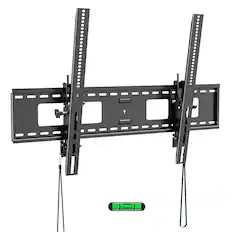 Front. Dazzed Corner - Heavy Duty Tilting TV Wall Mount for 55-120'' TVs, VESA 900x600, 275 lb - Black.