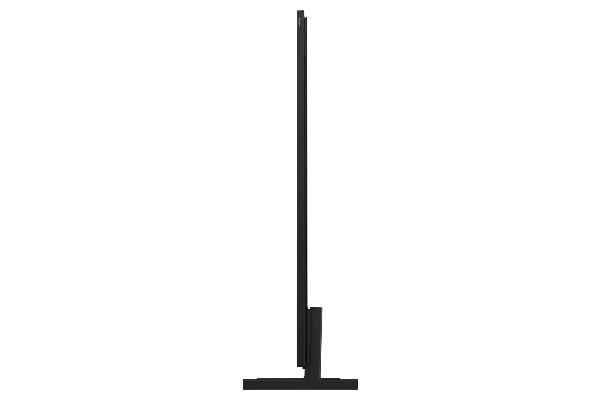 Left. Samsung - Samsung QN55LS03HWFXZA 55" The Frame Pro Neo QLED 4K Smart Tizen TV with 5 Year Amber Protection Plan (2026) - Black.