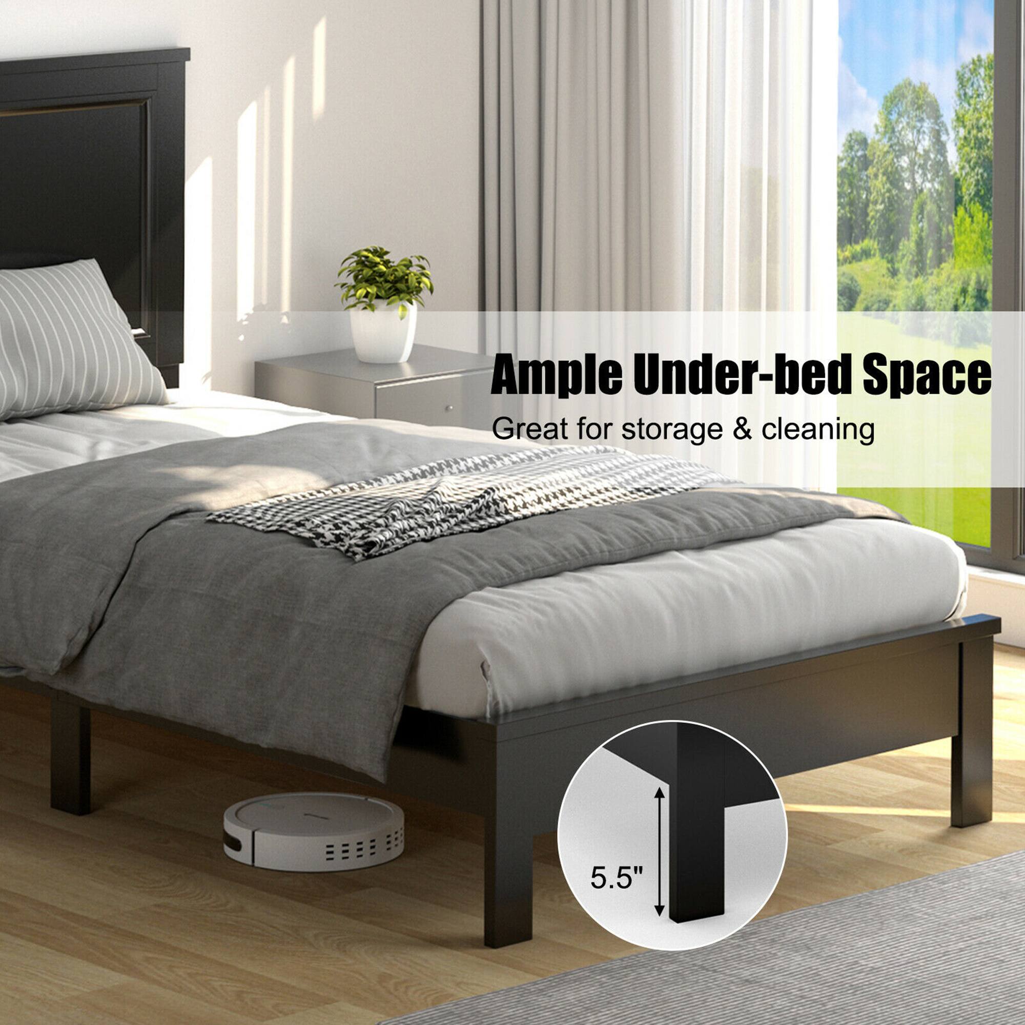 Ample Under-bed Space  
Great for storage & cleaning  

5.5"