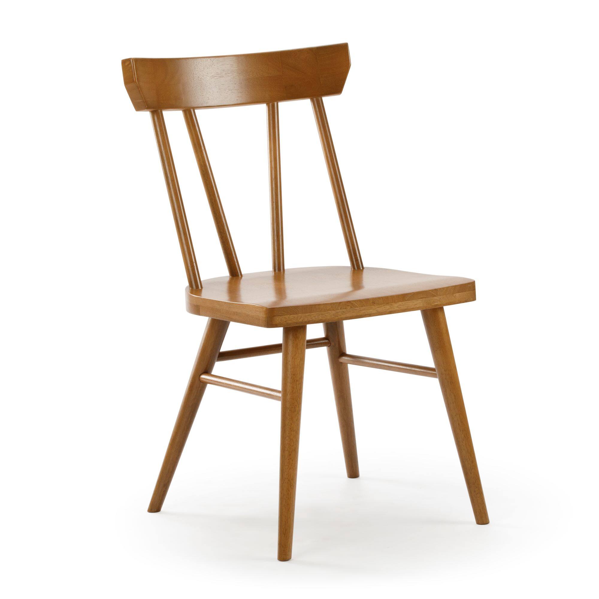 Alt View 2. Plank+Beam - Windsor Dining Chair (2 pack), Pecan - Pecan.