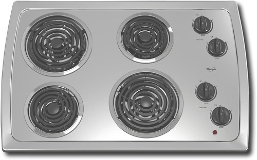 Whirlpool 30 Built-In Electric Cooktop Black WCC31430AB - Best Buy