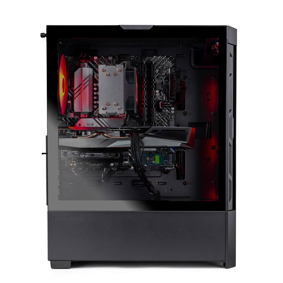 Alt View 2. Skytech Gaming - Skytech BLAZE4MINI - AMD Ryzen 7 7700, 9060XT 16GB, 32GB 6000 MHz DDR5 RAM, 650W GOLD PSU - Black.