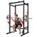 Front. Brick Attic - 1000LB Capacity Power Rack, Rack Cage for Weight Training, Adjustable Squat Stand Rack for Home Gym Equipment - Black.