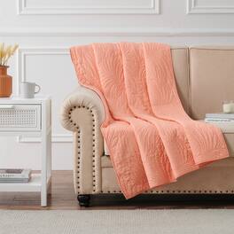 BreeBe - Palm Coast Throw - Coral