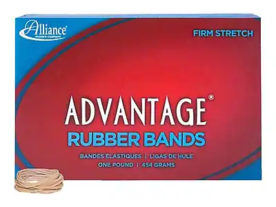 Alliance Rubber Company
ADVANTAGE
FIRM STRETCH
RUBBER BANDS
BANDES ÉLASTIQUES | LIGAS DE HULE
ONE POUND | 454 GRAMS