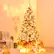 Alt View 11. Costway - 7.5 ft Prelit Premium Snow Flocked Hinged Artificial Christmas Tree with 450 Lights - Green /White.