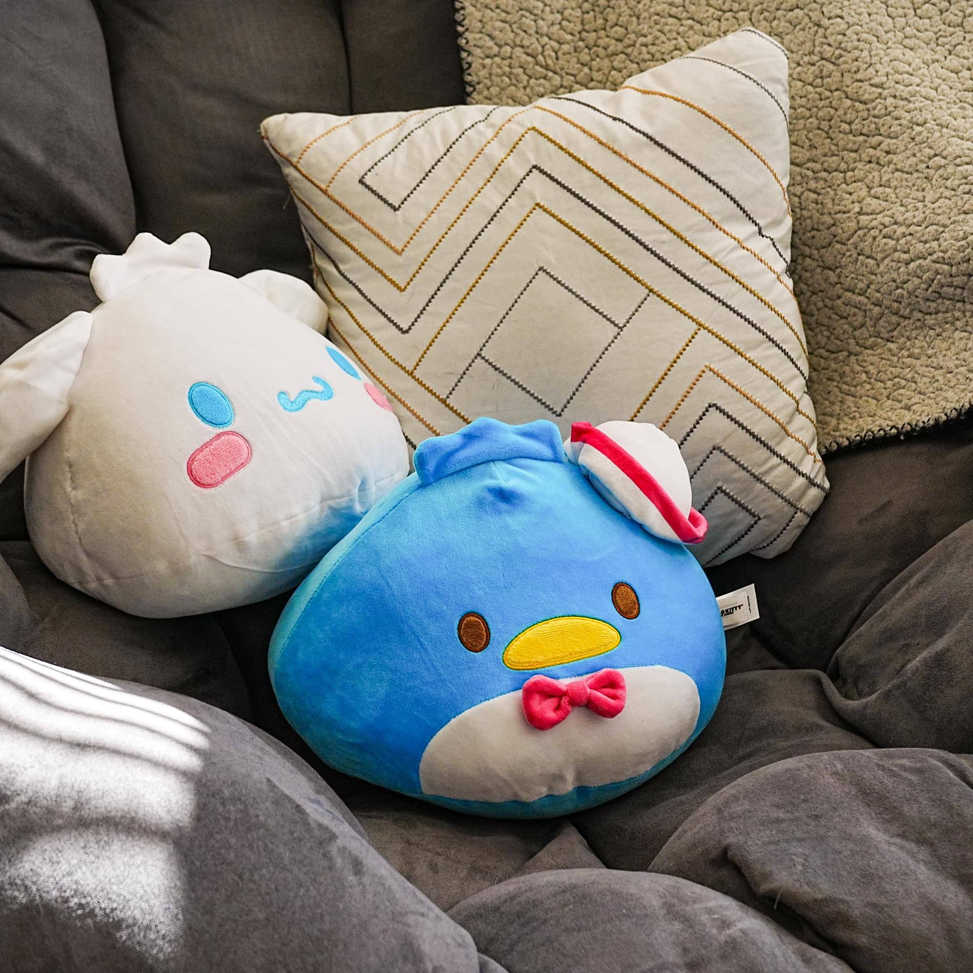 Alt View 5. Hello Kitty - Sanrio Hello Kitty and Friends 10 Inch Dumpling Plush | Tuxedo Sam - Blue.