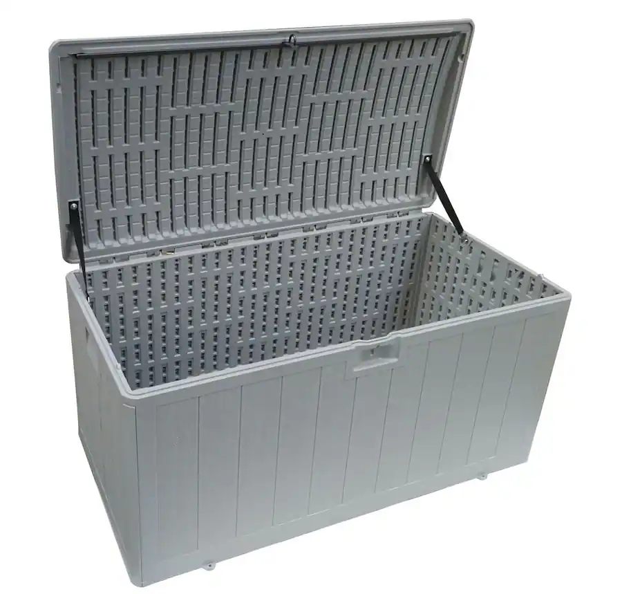 Plastic Development Group 73 Gallon Resin Outdoor Storage Deck Box ...