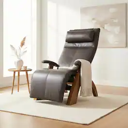 Human Touch - Perfect Chair PC-365 Classic Power Zero Gravity Recliner - Dark Walnut/Espresso