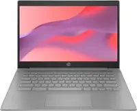 HP - 14" Chromebook Laptop - Intel Celeron - 4GB Memory - 64GB eMMC - Modern Gray - Front_Zoom