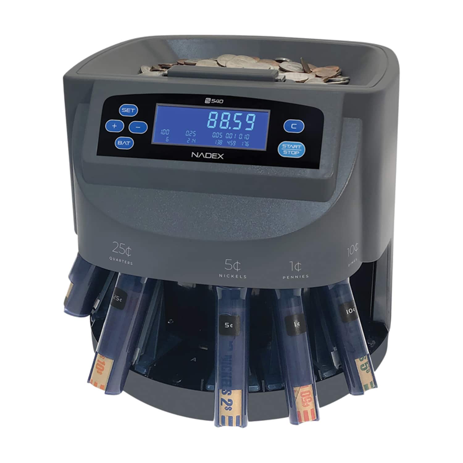 S540 Coin Counting Sorter and Coin Roll Wrapper