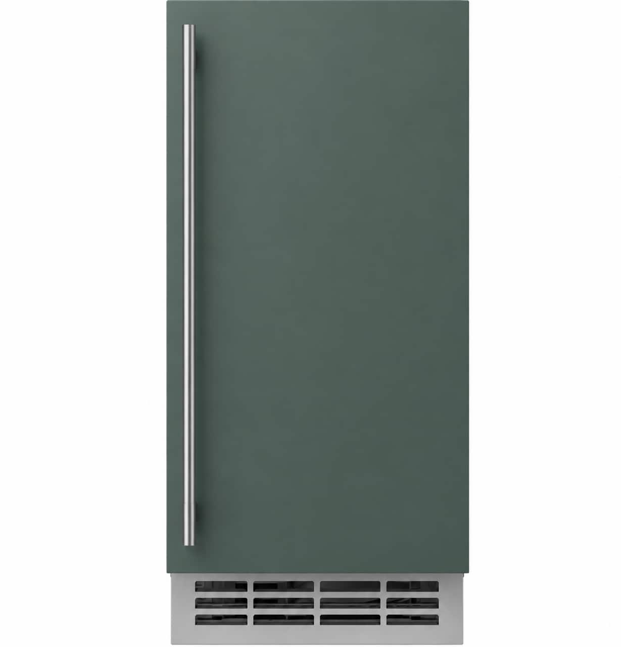 GE Profile - 15" 26-Lb. Built-In Icemaker with Nugget Ice - Custom Panel Ready