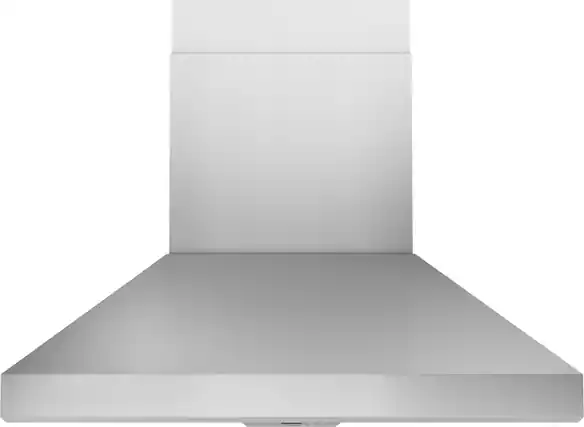 Front. Zephyr - Titan 48 in. 650 CFM Island Mount Range Hood with TruHue - Stainless Steel.